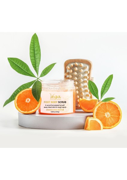 Body Scrub Besleyici Arındırıcı Nemlendirici Vücut Peelingi Orange 300 gr