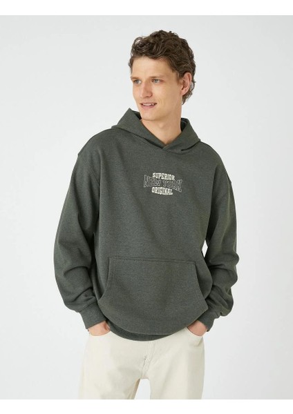 4WAM70120MK Koton Erkek Sweat Kahverengi