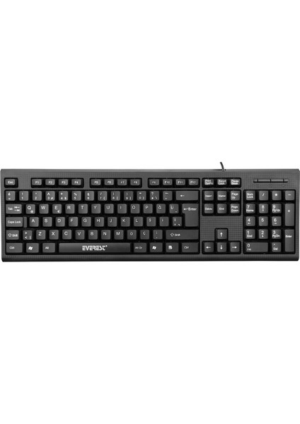 Everest KB-871U Kablolu Klavye Siyah