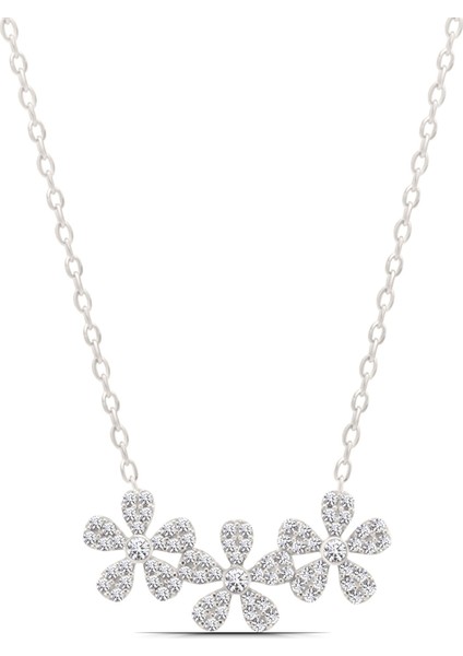 Papatya Tasarım 925 Ayar Gümüş Kadın Kolye