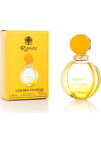 Toptanbulurum Riposte 24 Saat Etkili Kadın Parfüm - Golden Flower - For Women 85 ml