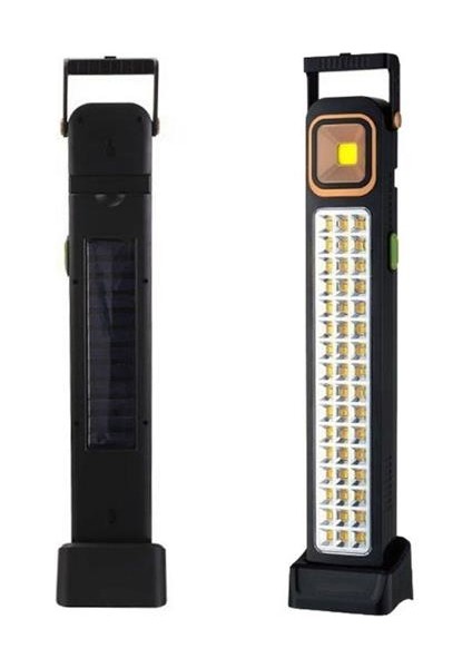 Buffer® 5 Fonksiyonlu Güneş Enerjisi Ile Şarj Olabilen 48 Ledli Işıldak,aydınlatma PR-3838