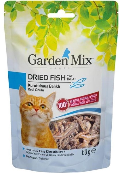 Kurutulmuş Balıklı Kedi Ödülü Maması 60 gr
