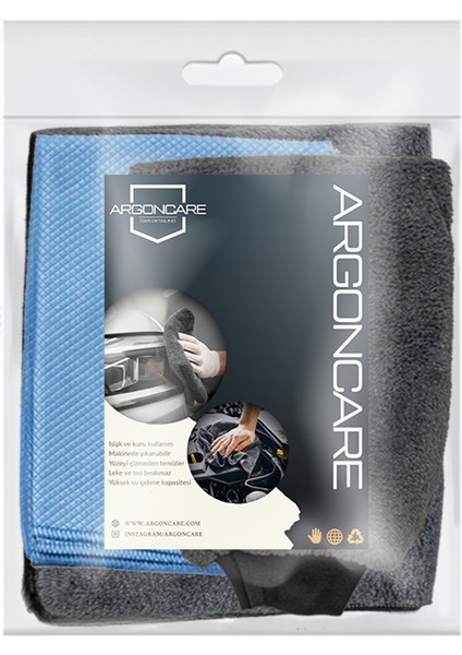 Mikrofiber Oto Yıkama Seti Araç Kurulama Havlusu Cam Bezi Yıkama Eldiveni