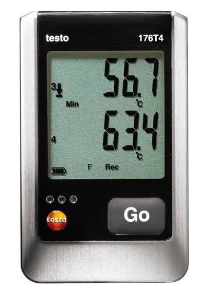 176 T4 Sıcaklık Kayıt Cihazı 4 Kanallı