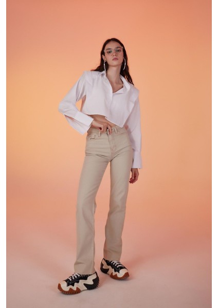 Sagrado Jean Pantolon Bej