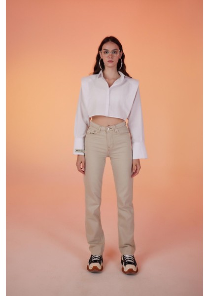 Sagrado Jean Pantolon Bej modelleri