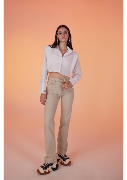 Sagrado Jean Pantolon Bej fırsatları