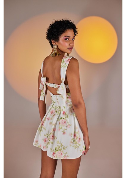 Romance Mini Elbise Pembe