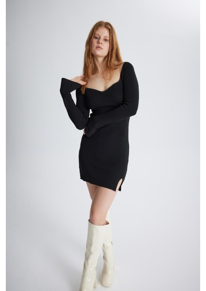 Rolla Elbise Siyah modelleri