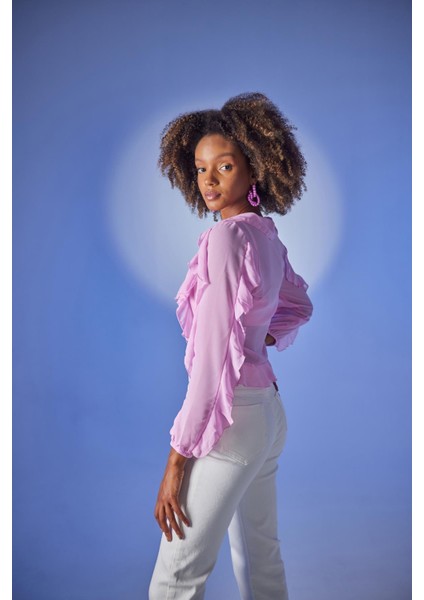 Elsa Bluz Pembe