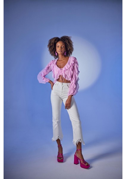 Elsa Bluz Pembe