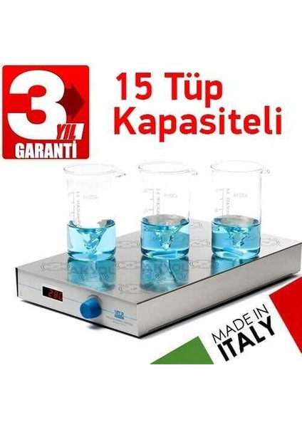 Velp Multistirrer 15´li Dijital Manyetik Karıştırıcı