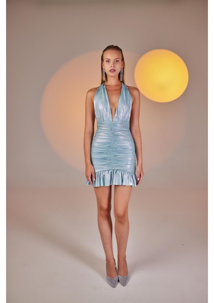 Starry Elbise Mavi