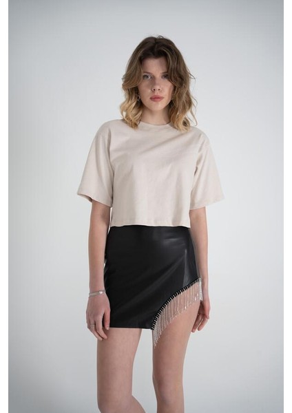 Viole T-Shirt Bej fiyatları