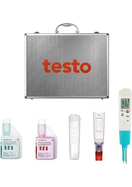 206 Ph2 Ph ve Sıcaklık Ölçer (Yarı-Katı Gıda) Çantalı Set