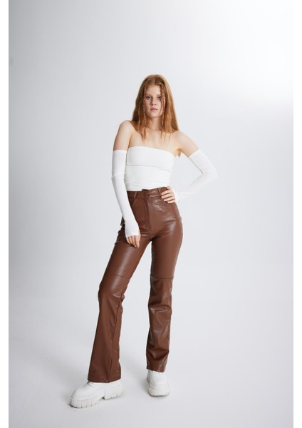 Dolores Deri Pantolon Kahve fiyatları