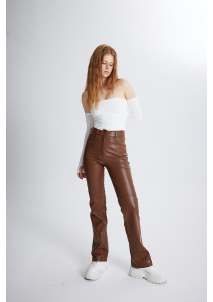 Dolores Deri Pantolon Kahve modelleri