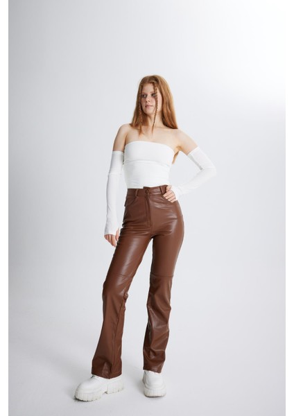 Dolores Deri Pantolon Kahve fırsatları