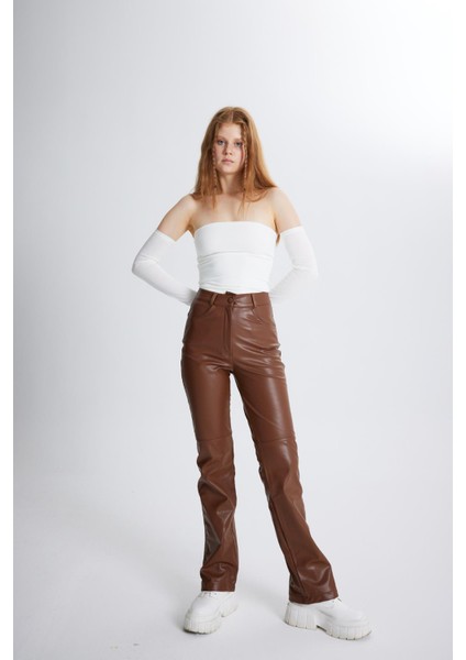 Dolores Deri Pantolon Kahve indirimleri