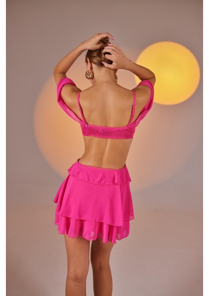 Ruby Elbise Pembe