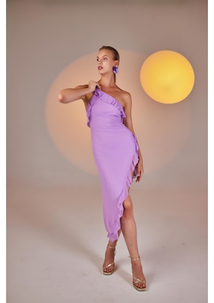 Amorous Elbise Lila