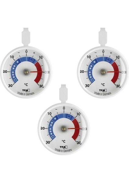 3 Adet 14.4006 Ibreli Buzdolabı Termometresi