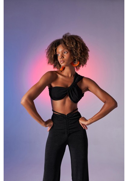 Beatrice Crop Siyah