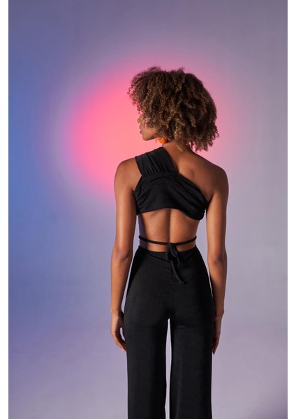 Beatrice Crop Siyah
