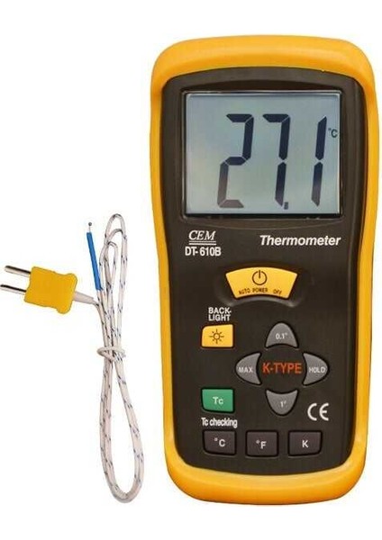 Cem DT-610B K Tipi Prob Okuyucu