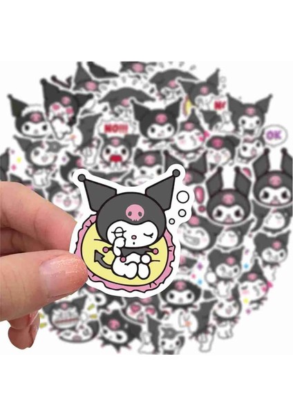 Kt Grup Dev Sanrio Sticker Set Hello Kitty Kuromi 1100 Adet Planlayıcı Bullet Journal Telefon Etiket