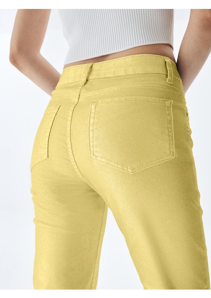 Kadın Sarı Pantolon