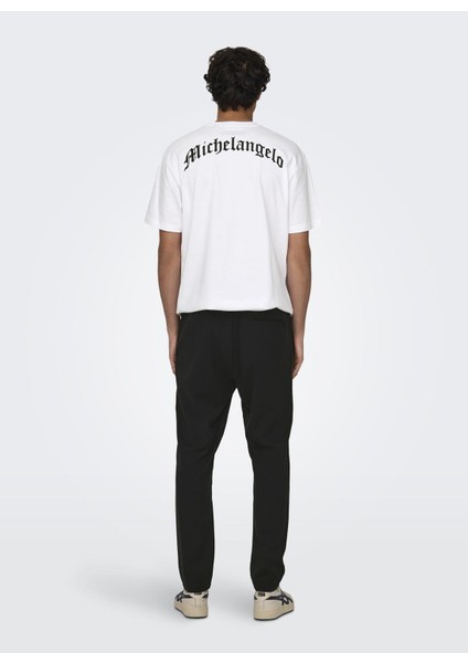 Yüksek Bel Normal Siyah Erkek Chino Pantolon Onslınus Lıfe Tap 0036 Pant indirimleri