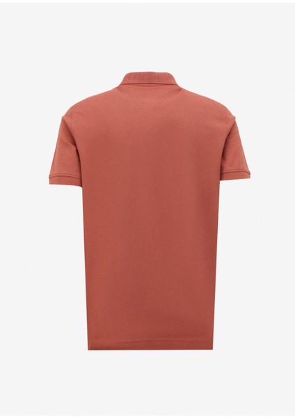 Polo Yaka Koyu Kiremit Erkek T-Shirt BBSP23MTS019