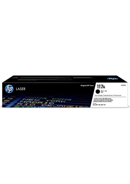 117A Lazer Toner Kartuş, Siyah