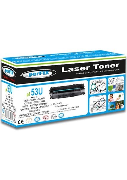 Hp Q7553A - Q5949A Unıversal Muadil Toner
