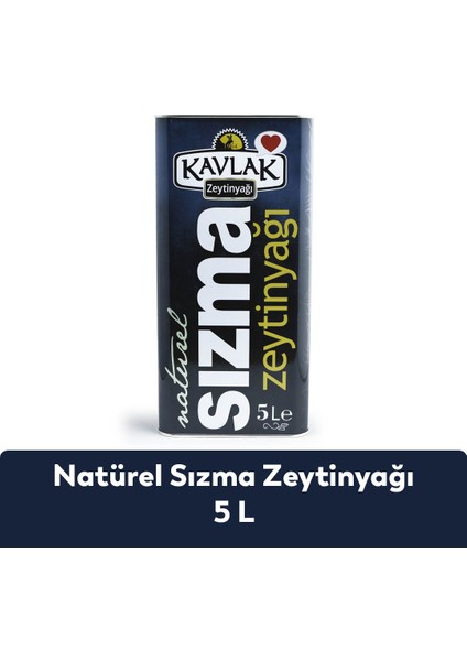 Kavlak Naturel Sızma Soğuk Sıkım Zeytinyağı 5 Lt