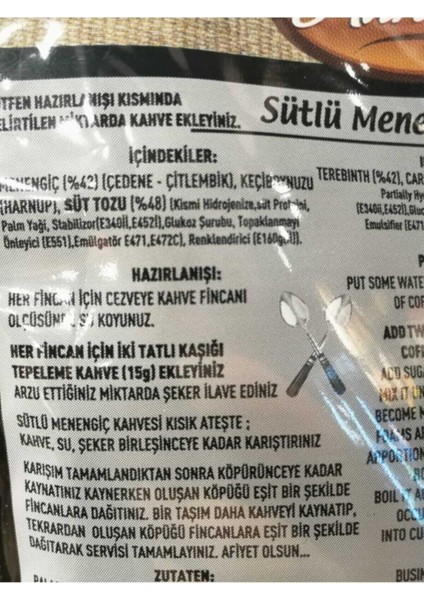 Sütlü Menengiç Dibek Kahvesi 200 gr fiyatları