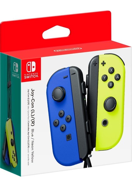 Switch Joy-Con Controller 2'li Neon Sarı Lacivert