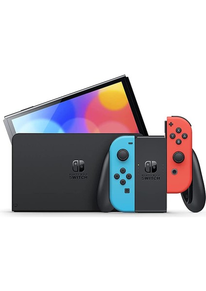 Switch Oled Oyun Konsolu Kırmızı-Mavi - G