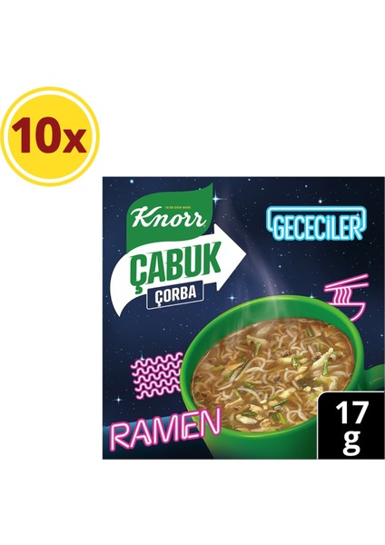 Çabuk Çorba Gececiler Ramen 17g x10  Adet