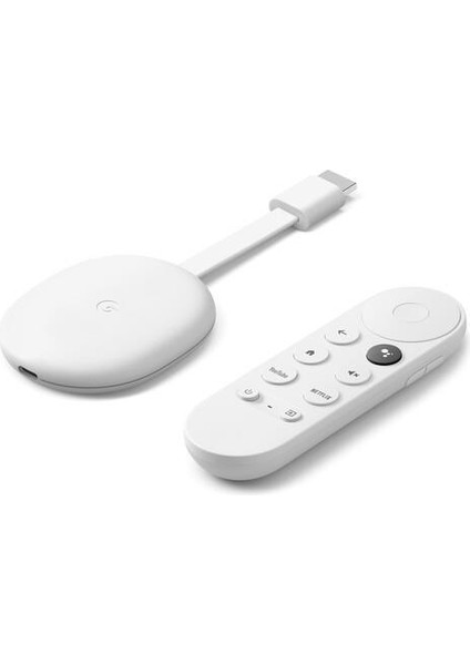 Chromecast Tv 4K Medya Oynatıcı Beyaz