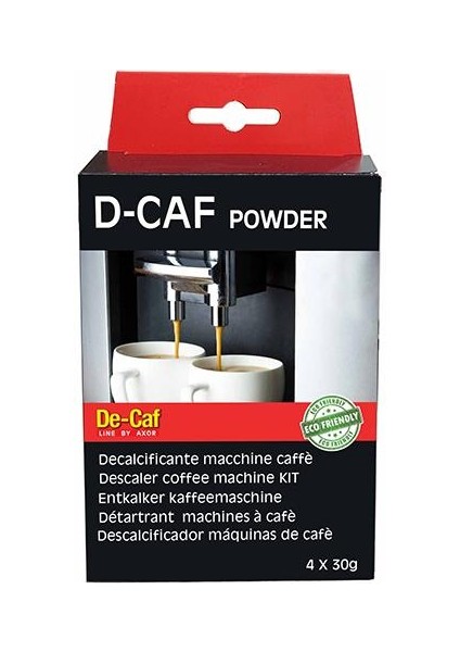 De-Caf Toz Kireç Çözücü 4 Adet 30 Gr