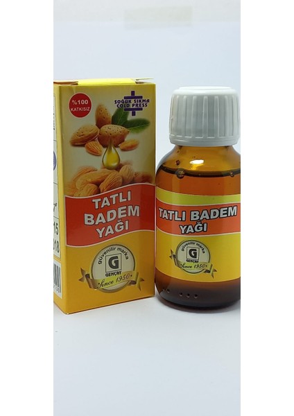 Tatlı Badem Yağı ''Soğuk Press'' 50 cc