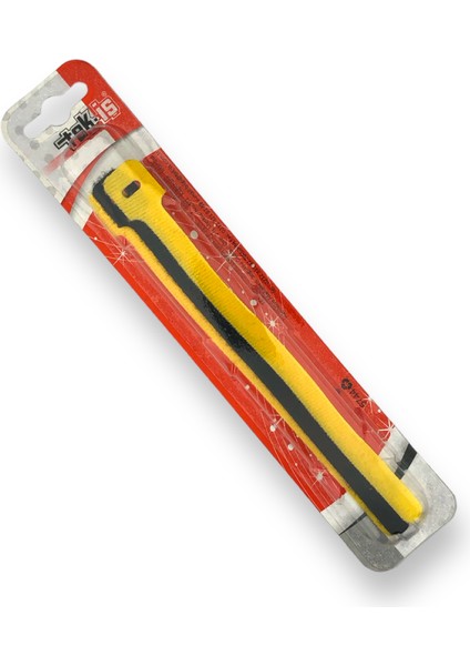 10 mm x 19 cm Kablo Düzenleyici Kablo Bağı Cırt Cırt Bant Sök Tak Kullan 3 Adet