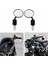 Gül Kırmızı Tarzı Motosiklet Evrensel C Alüminyum Dikiz 3 "gidon Sonu" Kawasaki Yamaha Honda Suzuki Motosiklet Chopper Için Aynalar (Yurt Dışından) 4
