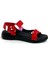 Sandal Spor Kadın Günlük Sandalet SS001-0158/KRMZ/SYH/37 3