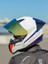 Rapıd 2 Race Drıveway Beyaz-Mavi Kask 2