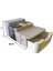 Çekmeceli ve Basamaklı Çok Amaçlı Krem Renk Organizer (26X11CM) 1