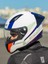 Rapıd 2 Race Drıveway Beyaz-Mavi Kask 3